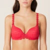 MARIE JO Avero Heart Shaped Padded Bra - Scarlet