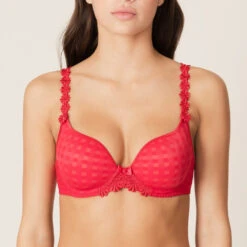 MARIE JO Avero Heart Shaped Padded Bra - Scarlet