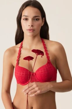 MARIE JO Avero Seamless Non-Padded Bra - Scarlet -Selected Fashion Lingerie Stores eservices marie jo lingerie underwired bra avero 0100410 red 0 3489265