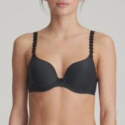 MARIE JO Tom Padded Heart Shape Bra - Charcoal