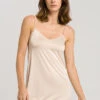 HANRO Satin Deluxe Slip - Natural