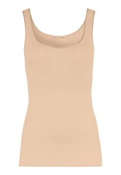 HANRO Cotton Seamless Vest - Beige -Selected Fashion Lingerie Stores image 5c089fb2 04d7 4324 92ba 49afc6066cf4