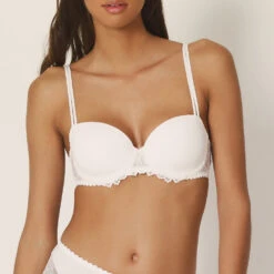 MARIE JO Jane Padded Balcony Bra - Natural